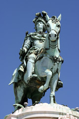 Fototapeta na wymiar statue king of Portugal Jose I
