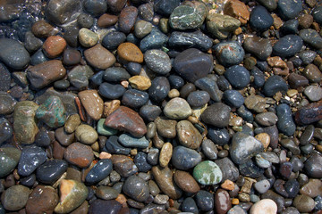 color pebbles background