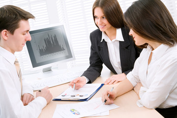 Fototapeta premium Businesspeople