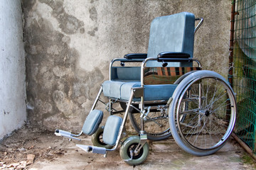 Fototapeta na wymiar single wheelchair