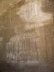 The Temple to Sobek, the crocodile  god, Kom Ombo in Egypt