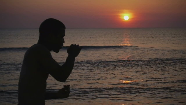 HD720p25 Sunset Shadow Boxing
