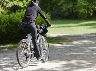 Obraz na płótnie Canvas Bike rider