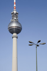 Fernsehturm am Alexanderplatz in Berlin
