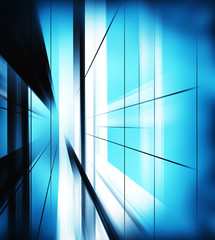 Fototapeta premium Modern blue abstract background