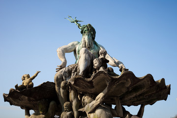 Neptunbrunnen am Alexanderplatz in Berlin