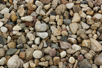 various pebble stones