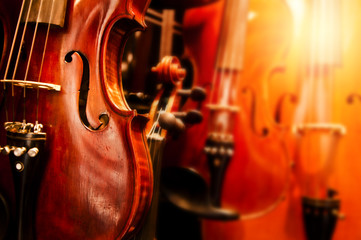 Close Up Violins