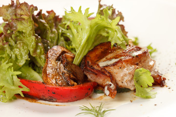 meat with vegetables