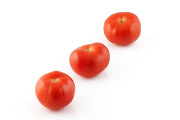 trzy pomidory - obrazy, fototapety, plakaty