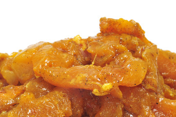 marinated chicken meat