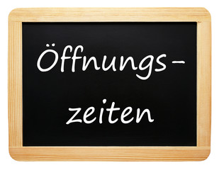 Obraz premium Öffnungszeiten Schild