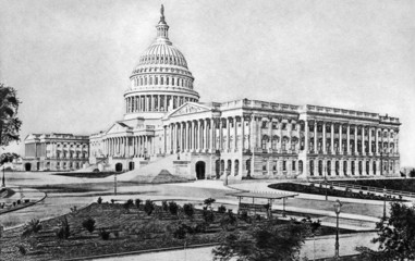 Fototapeta na wymiar Stany Zjednoczone Capitol