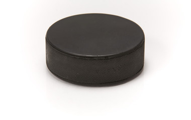 Hockey puck with reflection