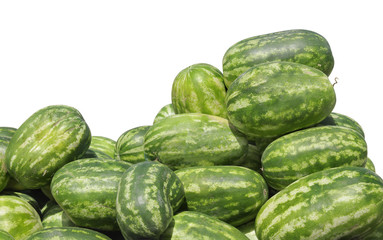 Watermelon isolated on white