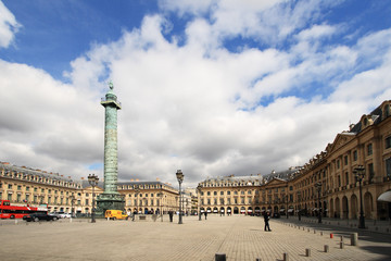 Fototapeta na wymiar Place Vendome in Paris