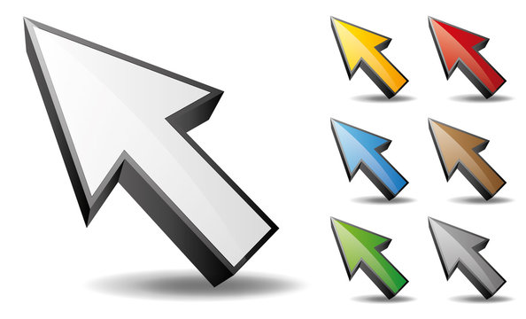 Computer Maus Computermaus Mauszeiger Cursor Set 1