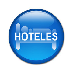 Boton brillante HOTELES.