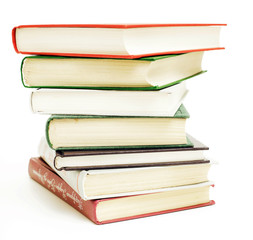stack of books