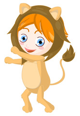 zodiacal Leo. Clipping path included.