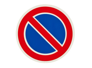 No parking sign