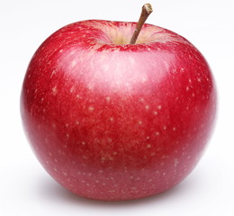 Ripe red apple.