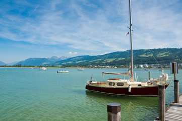 Zürichsee von Insel Ufenau