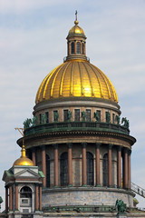 Fototapeta premium Dome of the Isakievsky cathedral