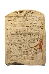 Foto op Plexiglas oud Egyptisch schrift © Ievgen Skrypko