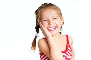 Naklejka premium little girl