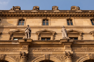 Facade of the Louvre, Paris