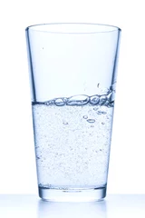 Poster Im Rahmen glass with water © kubais