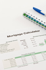 Fototapeta premium Mortgage Calculator