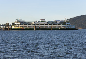 Fototapeta na wymiar Anacortes Ferry Dock