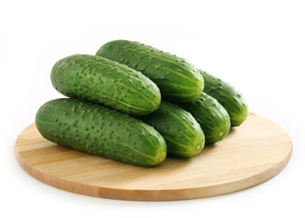green cucumbers