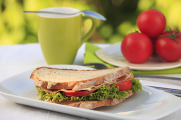 Whole turkey sandwich
