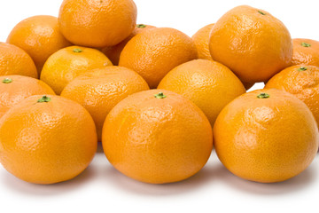 ripe orange mandarins