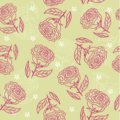 seamless flower background