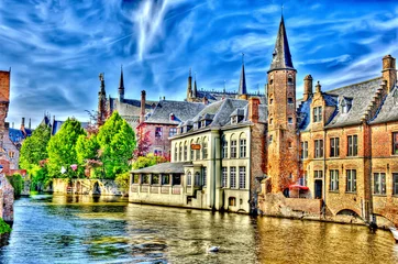 Foto op Canvas HDR de Bruges © Kevin Puget