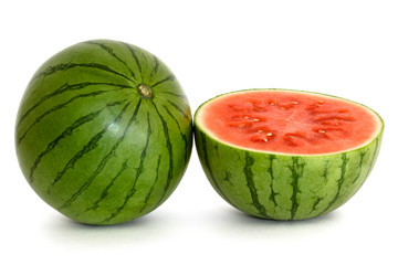 watermelon with drop shadow saved with clipping path