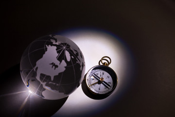 Globe and Compass
