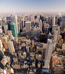 Fototapeta na wymiar Manhattan z Empire State Building