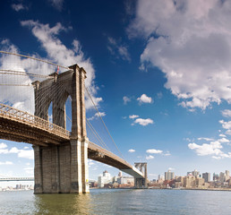 Naklejka premium Most Brookliński, Nowy Jork