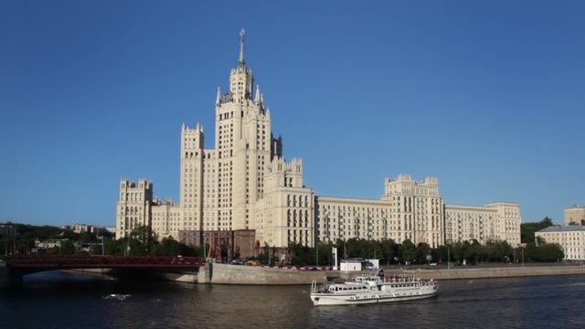 High-rise building from Stalin time on Kotelnicheskaya quay