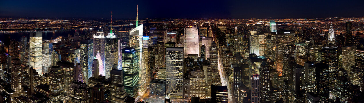 Fototapeta Manhattan nocą