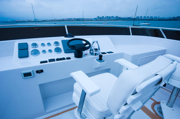 yacht cockpit © xy