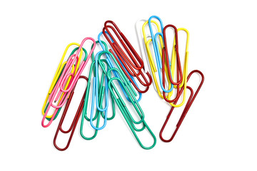 Colorful paperclips