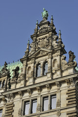 Fototapeta na wymiar Rathaus Hamburg 1