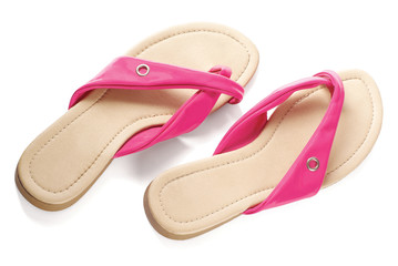 Pair of pink sandals