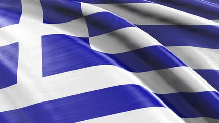 Hellas! Flagge Griechenland